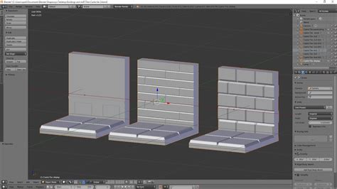 Blender Tutorial Adding Different Styles Of Walls To Dungeon Tiles