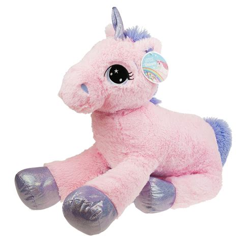 Large Giant Unicorn Plush Huggable Super Soft Toy 80cm 31in Pink Blue