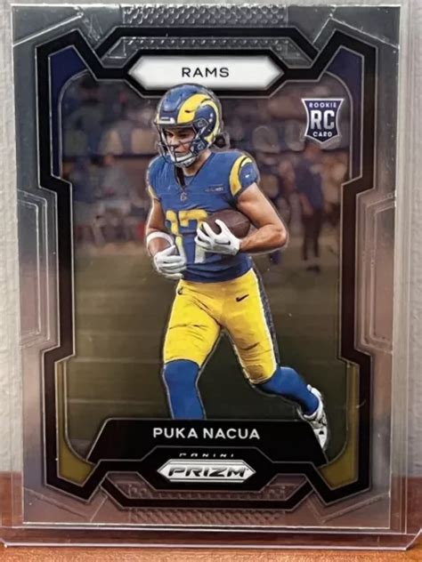 Panini Prizm Puka Nacua Rc Base Recrue Los Angeles Rams Eur