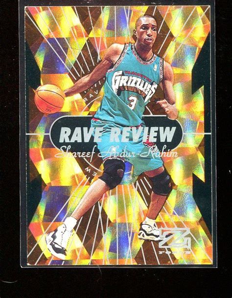 Shareef Abdur Rahim 1997 SkyBox Z Force 1 Rave Reviews RAW Price Guide