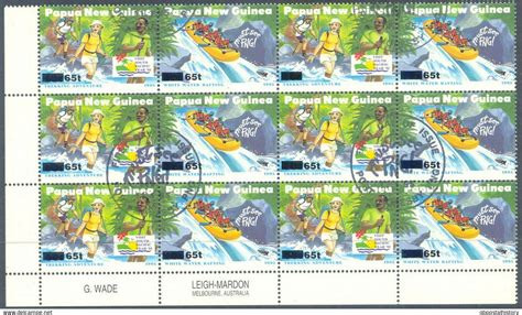 Papua Neuguinea PAPUA NEWGUINEA 1995 Tourisme Se Tenant Bl Of 12