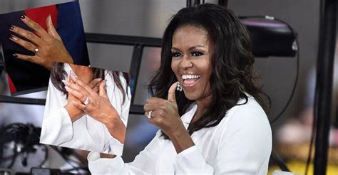 Michelle Obama Gets A Major Wedding Ring Upgrade