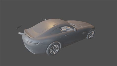 Archivo Stl Mercedes Amg Gt・diseño De Impresora 3d Para Descargar・cults