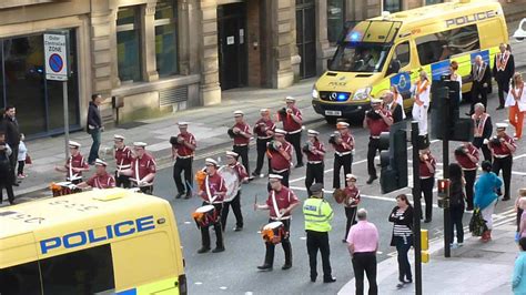 The Orange Lodge Parade In Liverpool City Centre YouTube