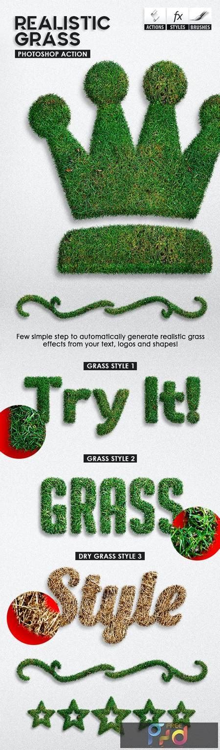 Realistic Grass - Photoshop Actions 28288665 - FreePSDvn