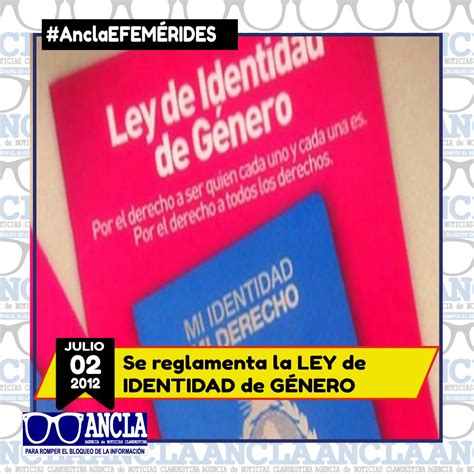 02072012 Se Reglamenta La Ley De Identidad De GÉnero Agenciaancla