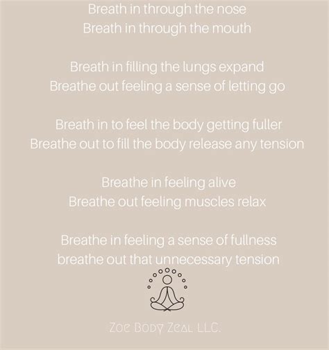 One Minute Meditation Muscle Relaxer Breath In Breath Out Breathe