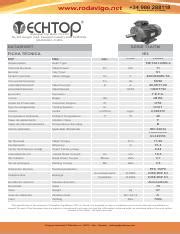 Ficha Tecnica Motor Serie Ta Techtop Pdf Servicio De