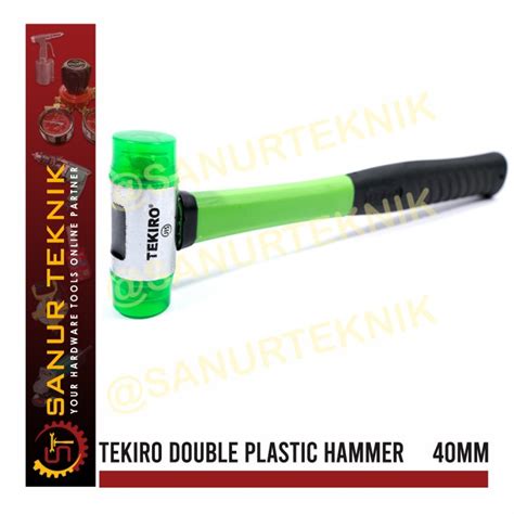 Jual TEKIRO Double Plastic Hammer Palu Plastik 40mm 40 Mm GT PH1243