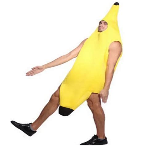 Carnival Clothing Men Cosplay Adult Fancy Dress Funny Sexy Banana Costume Novelty Halloween