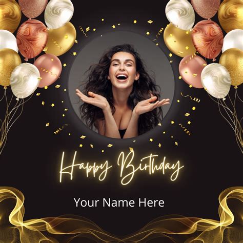 Birthday Wishes Greetings And Photo Frames With Your Name