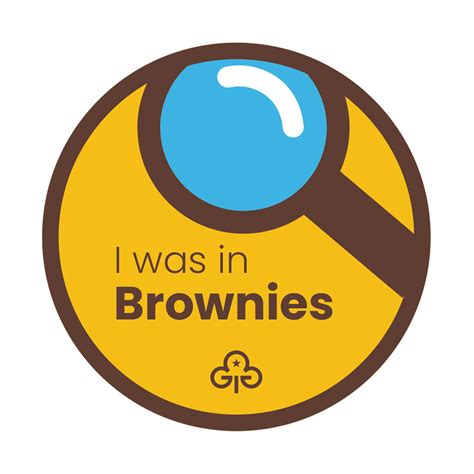 I Was In Brownies Woven Badge Official Girlguiding Shop