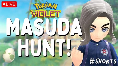 SHINY LIVING DEX MASUDA HUNT Live Stream Pokémon Violet shorts