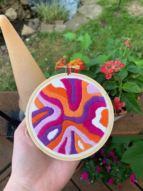 Lesbian Flag Rainbow Embroidery Artofit