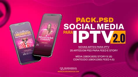 Pack Para Iptv Social Media Design Tv Streaming On Behance Social