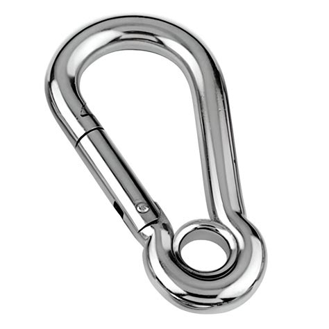 Snap Hook With Eyelet Stainless Steel Steelgear