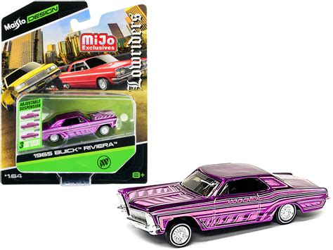 1965 Buick Riviera Lowrider Candy Purple With Graphics Lowriders Series