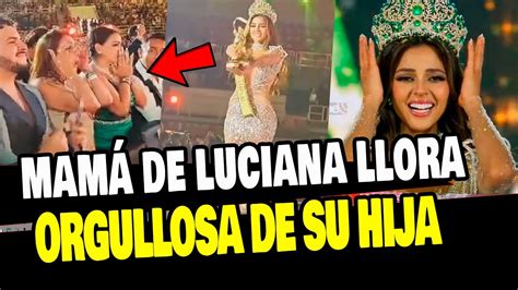 MADRE DE LUCIANA FUSTER LLORA EN LA CORONACIÓN DE SU HIJA EN EL MISS