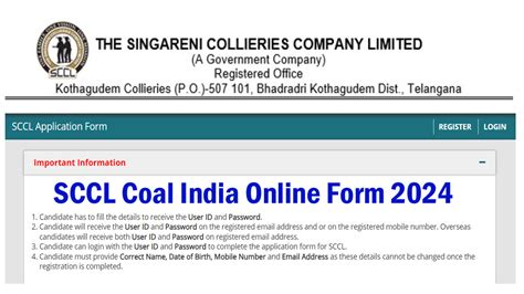 SCCL Coal India Recruitment 2024 For 327 Post एसससएल भरत Apply