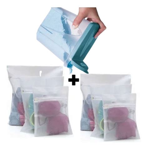 Kit Sacos Lavar Roupa Intima Lingerie Porta Sabão Zípe MercadoLivre