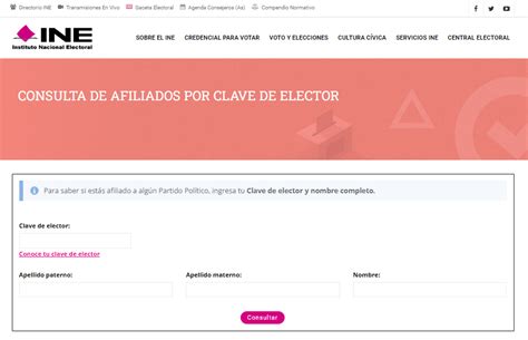 Cómo saber si estoy afiliado a un Partido Político 2024