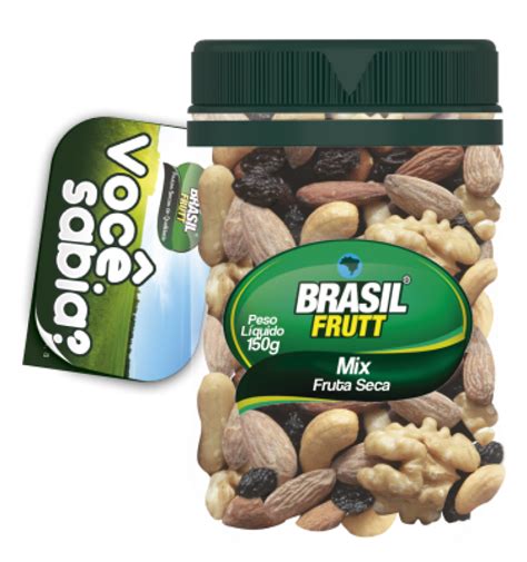 Mix De Frutas Secas 150g Brasil Frutt