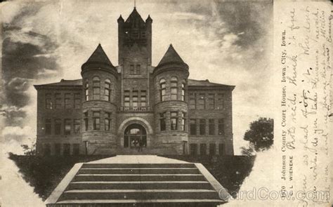 Johnson County Courthouse Iowa City, IA Postcard