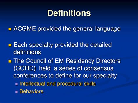 PPT A Basic Guide To The ACGME General Competencies PowerPoint