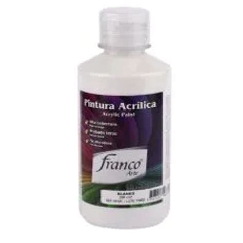 PINTURA AL FRIO FRANCO X250 ML BLANCO Papeleriaeditorialzapata