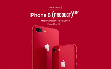 Apple Lanza El Iphone 8 Y 8 Plus Product Red Special Edition