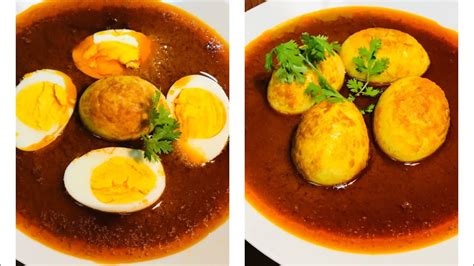 Delicious Boiled Egg Curry Must Have Home Menu Item Youtube