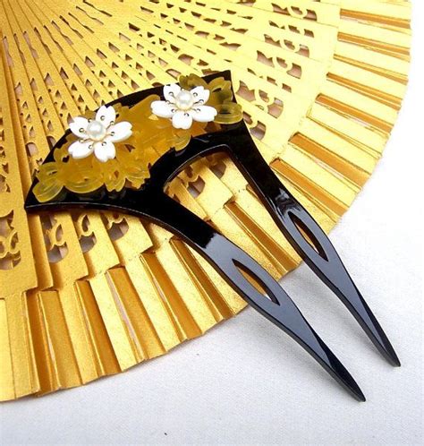 Japanese Kanzashi Hair Comb Hair Pin Hair Pick Hair Fork Geisha Headdress Headpiece Decorative