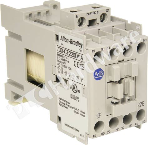 Plc Hardware Allen Bradley Cf Dj Mcs Cf Control Relay P No