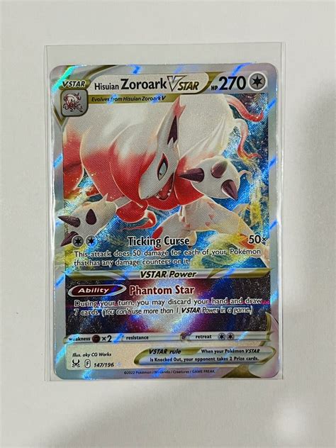 Mavin Lost Origin Vstar Hisuian Zoroark Gold Vstar