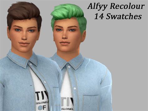 The Sims Resource Wings Os0508 Hair Recolored By Alfyy Sims 4 Hairs 2024