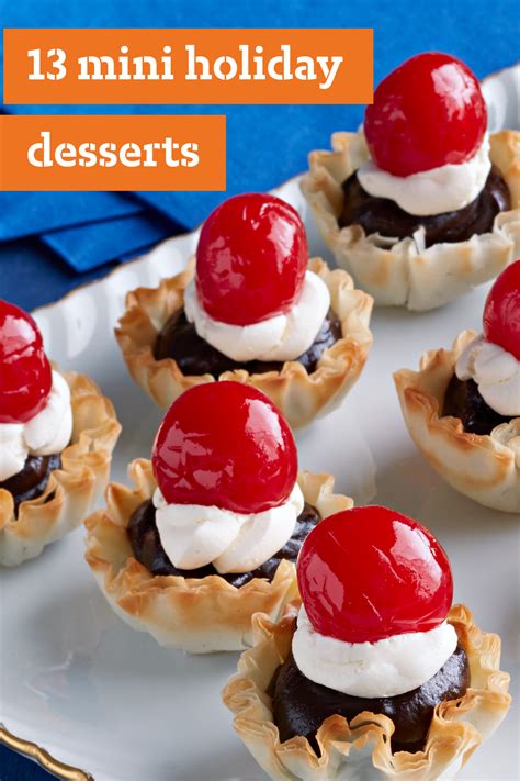 13 Mini Holiday Desserts Stay On Trend This Holiday Season With Mini Desserts These Adorable