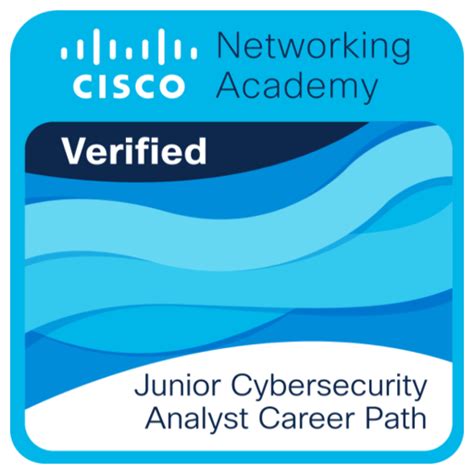 Junior Cybersecurity Analyst Career Path Credly