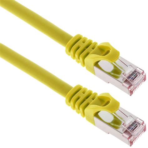 Ethernet Network Cable Lan Ftp Rj Cat A Yellow M Cablematic