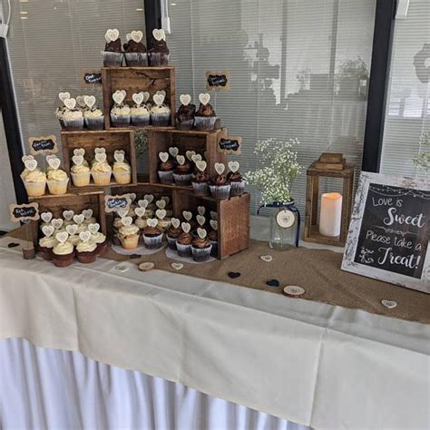 Rustic Cupcake Stand X Wedding Crates Rustic Wedding Wood Cake