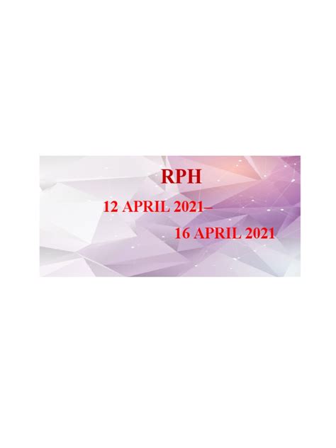 Border Mingguan Rph Pdf