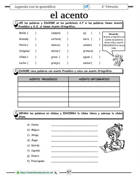 Cuaderno Ejercicios de Gramática Español 2 Primaria Materiales