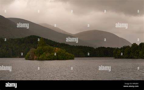 Loch An Eilein Castle Hi Res Stock Photography And Images Alamy