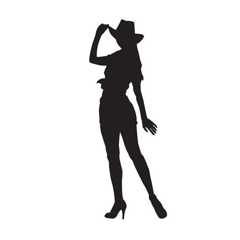 Cowgirl Silhouette Png