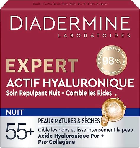 Diadermine Cr Me De Nuit Expert Soin Repulpant L Acide