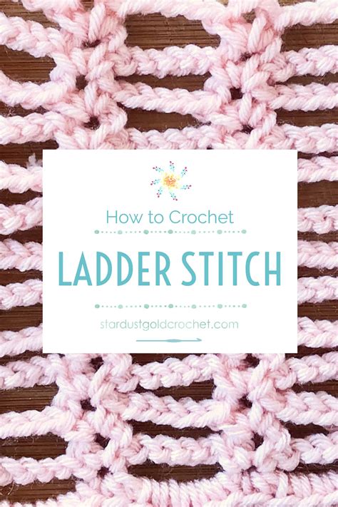 How To Crochet Ladder Stitch Crochet Video Tutorial For Beginners