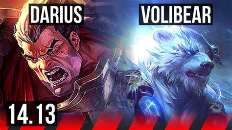 Darius Vs Volibear Top 68 Winrate 626 Vn Master 1413 Youtube