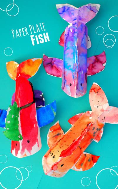 Paper Plate Fish Craft - Fun Crafts Kids