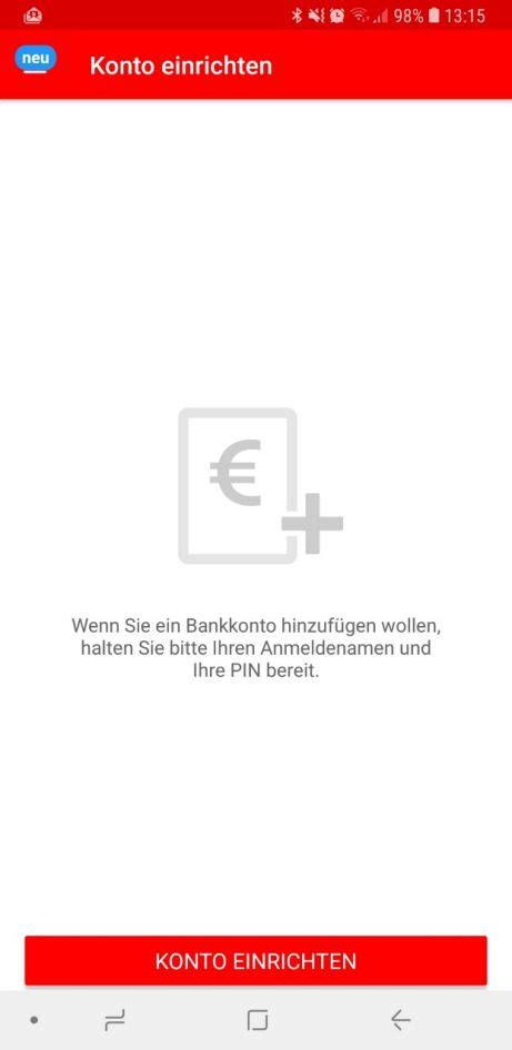 Android Anleitung Einrichtung Sparkassen App