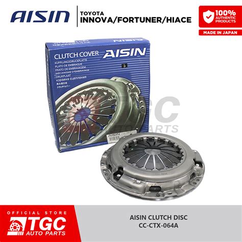 AISIN Clutch Disc Cover Assy CTX 064A CT 064 Toyota Innova 2L 3L 5L