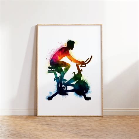 Home Gym Poster Print Set Of 3 Gym Posters Watercolour Wall Art Mens